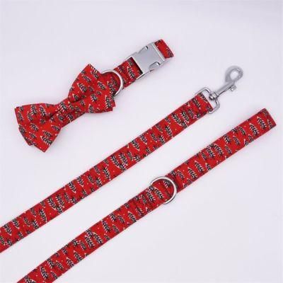 Top Quality Polyester Factory Direct Sales Printing Pattern Colorful Fashion Dog Training Collar
