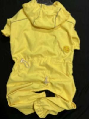 Yellow Pet Water Proof Conjoined Clothing Dog Raincoat Pet Raincoat