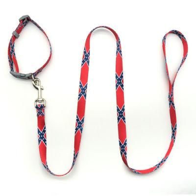 China Factory Pet Dog Rope with Carabiner Hook Neck Ring