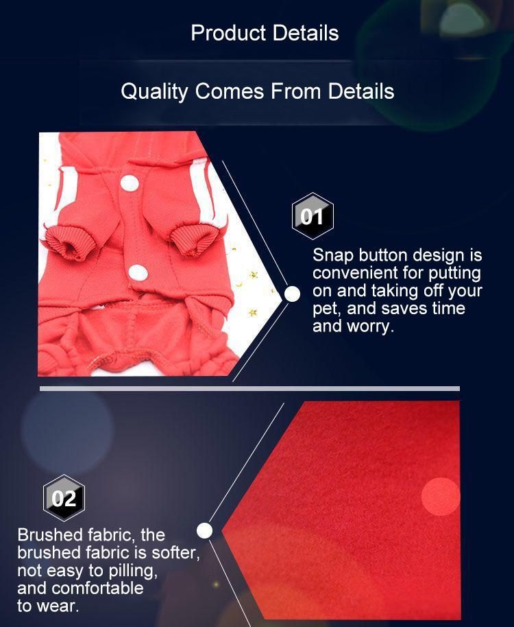 Wholesale Custom Pet Adidog Puppy Hoodie for Dog Clothes Ropa De Perro Two Legs Luxury Hoodies