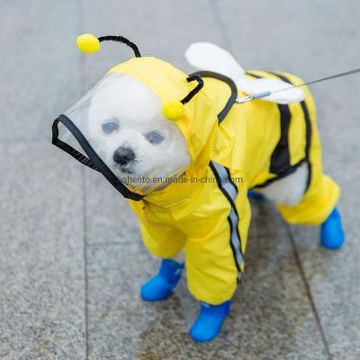 Popular Dog Clothes Pet Raincoat Small Puppy Cute Raincoat