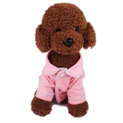 Customized Comfortable Sleepwear Nightdrees Fastener Dog Accessories Apparel Pet Clothes