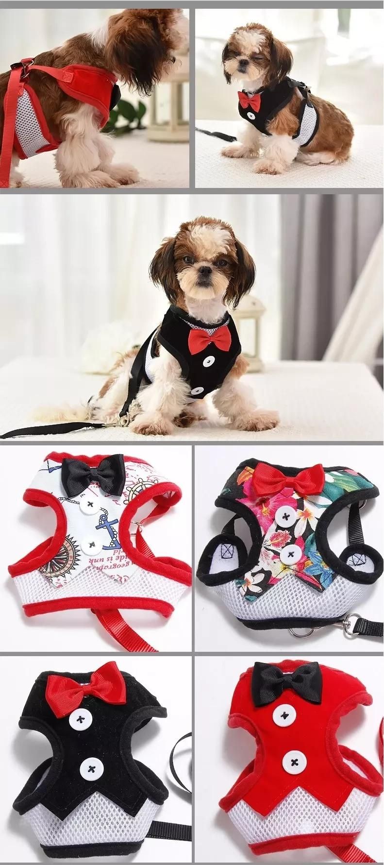 Double Side Mesh Material Adjustable Pet / Dog Harness