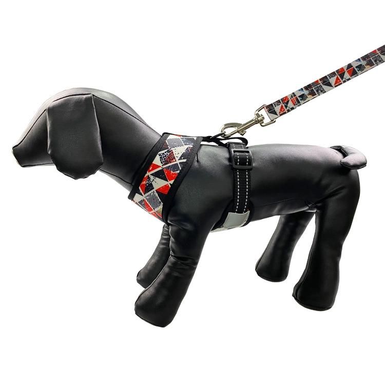Custom Design Pet Dog Cat Puppy Safe Comfortable Luxury Neoprene No Pull Dog Harness