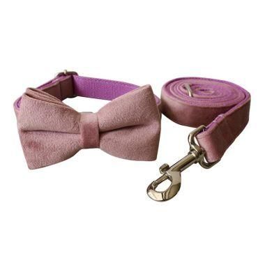 Super Soft and Durable Velvet Dog Collar Leash