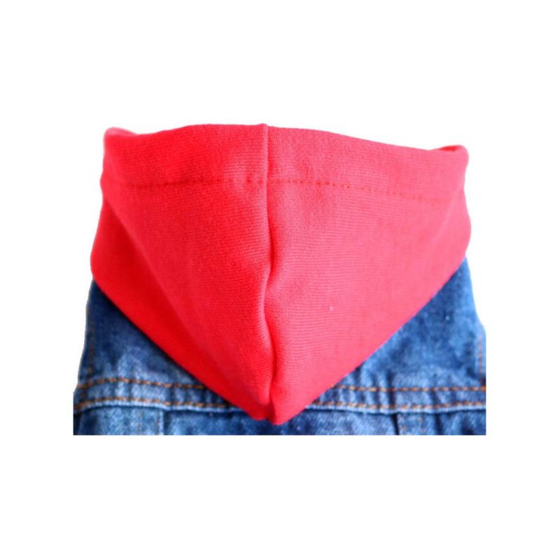 Pet Denim Coat Dog Jeans Jacket Doggie Vest