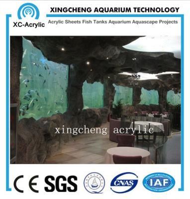 Customized Luxury Restaurant Acrylic Aquarium Price