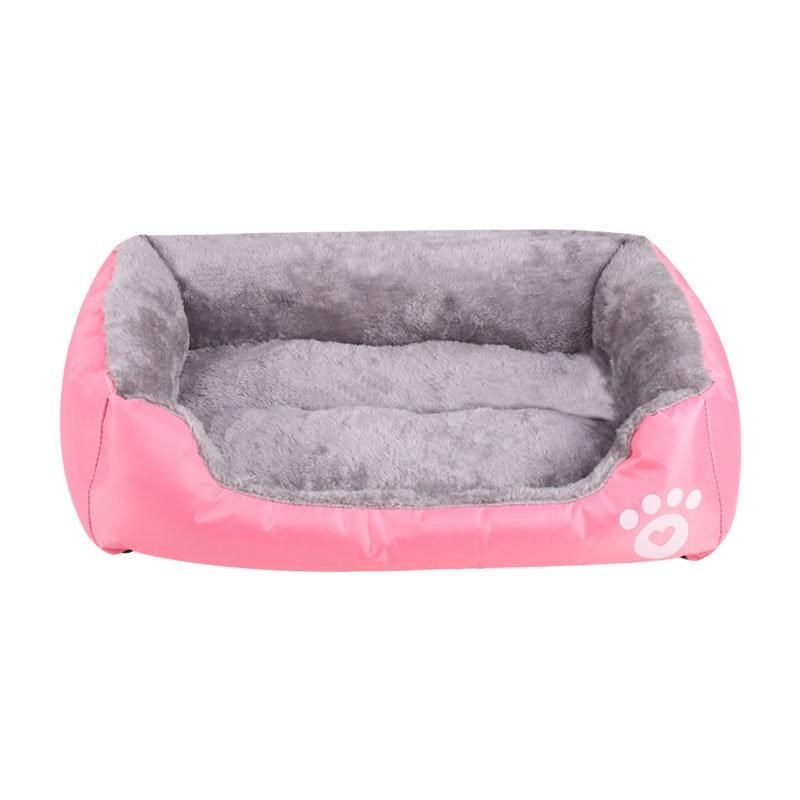 Rectangle Pet Sofa Cushion Bed Cat Winter Mat Kitten Nest Washable Pubby Kennel Warm Mattress Dog Sleeping Bed