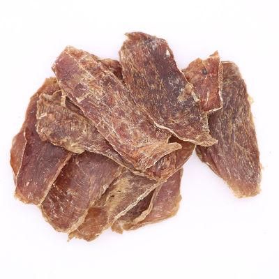 Homemade Pet-Free Pure Duck Meat Strips to Remove Bad Breath and Teething Dog Snacks
