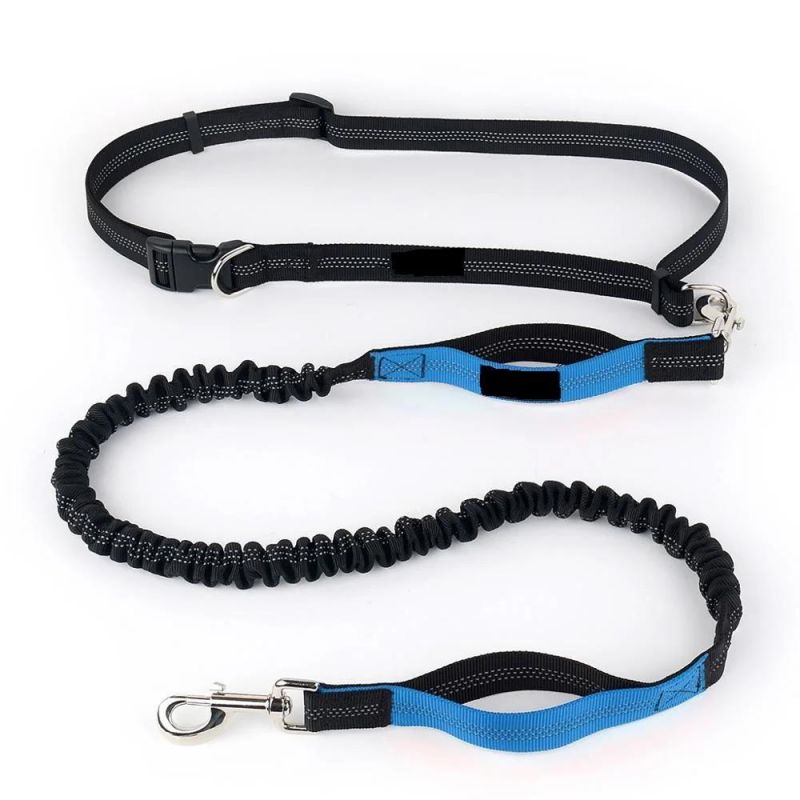 Hands Free Running Bungee Pet Leash with Pouch