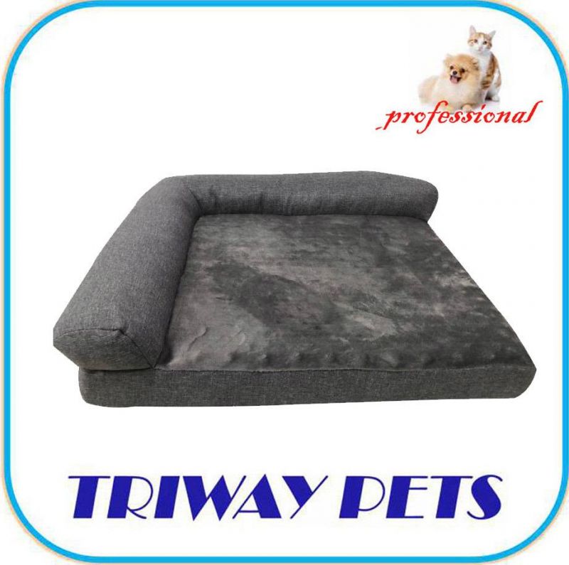 Luxury Nail Foam Orthopedic Pet Sofa Bed