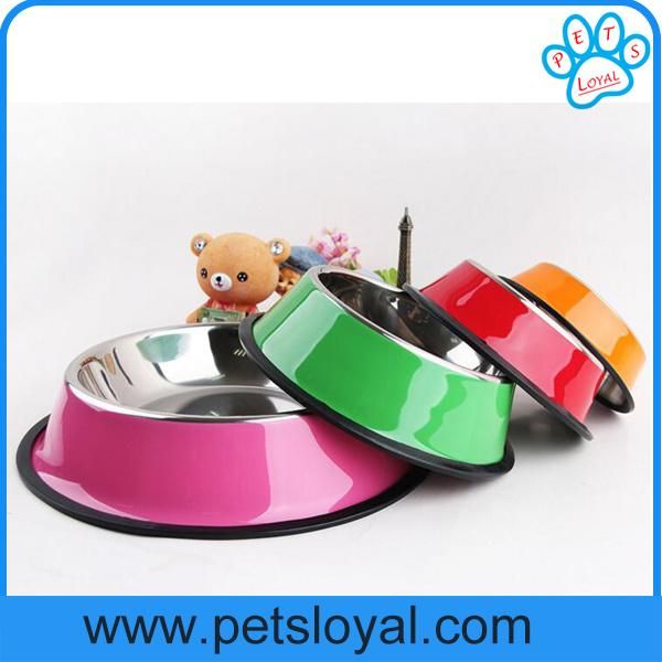 Factory Wholesale Cheap Stainless Steel Pet Dog Bowl