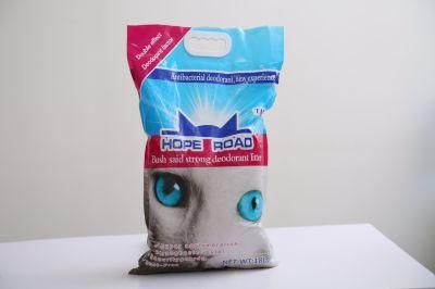 The Hope Road Brand with Ball Shape Bentonite Cat Litter with Strong Clumping and Odor Control