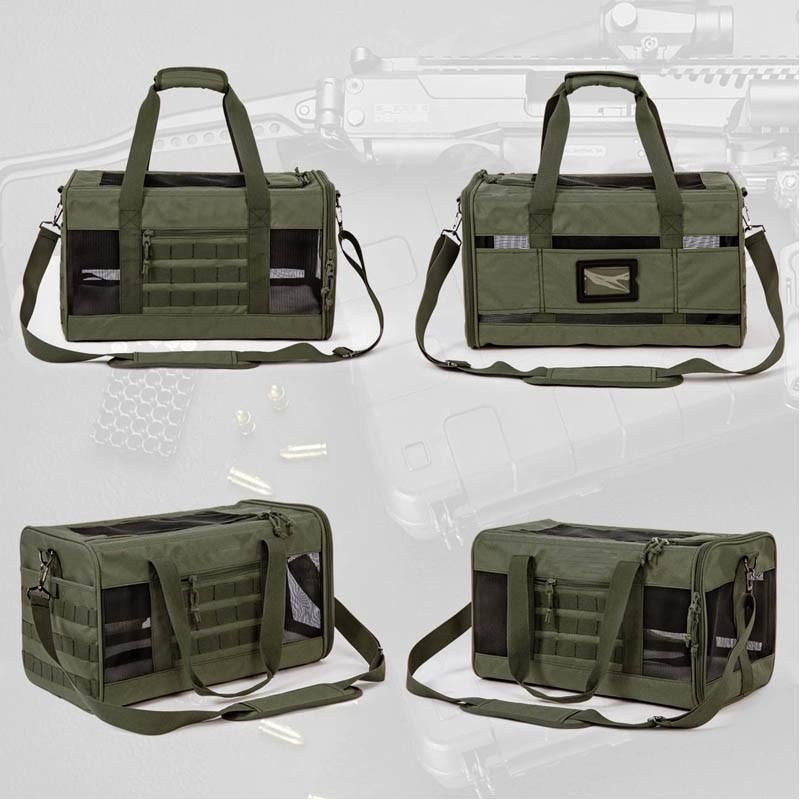 Multi Open Mode Nylon and Mesh Breathable Square Wholesale Designer Pet Bag