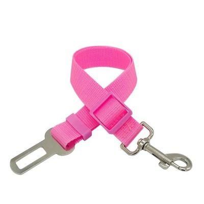 Wholesale Pet Supplies Car Seat Belt Dog Seat Belt Dog Leash Vehicle Belt Adjustable Safety Rope for Dog Cat