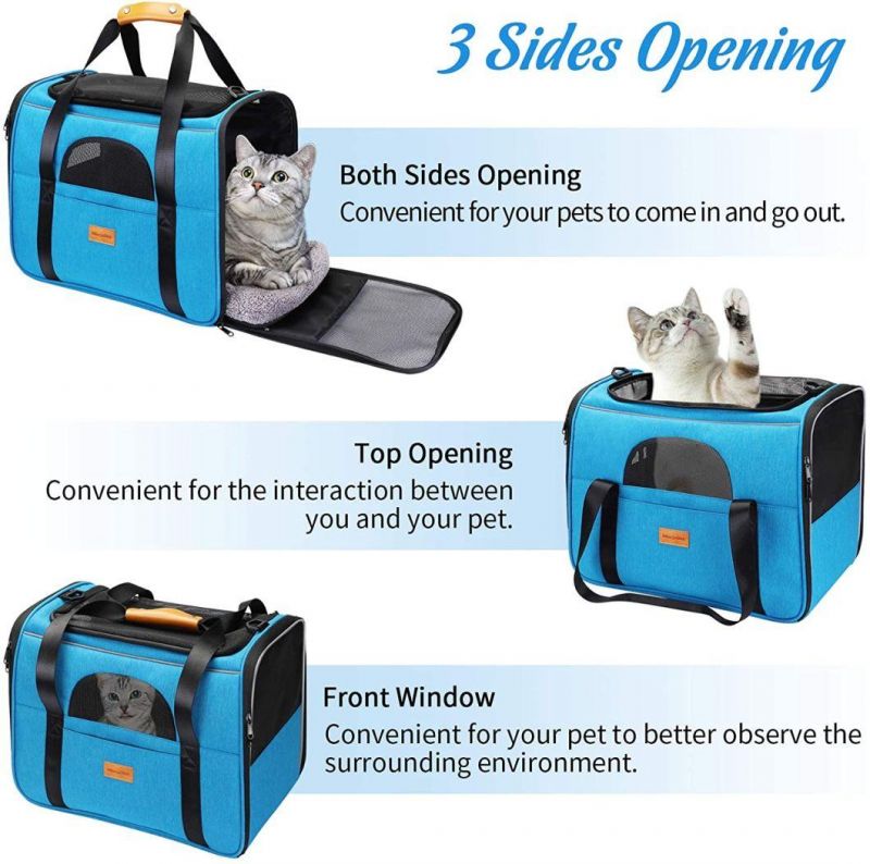 Foldable Pet Bag Puppy Carrying Bag Breathable Tote Bag