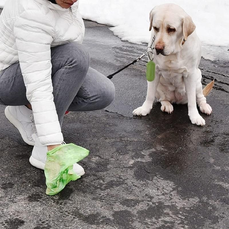 8rolls Biodegradable Dog Poop Bag Pet Waste Station