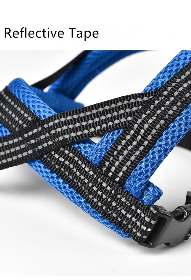 Wholesale Pet Supply portable Pet Harness Refelective Dog Harness Pet Product