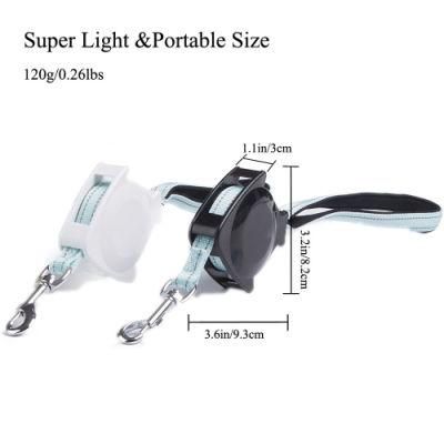 Pocket Sized Extendable Dog Lead Flexi Leash with Double Direction Extension
