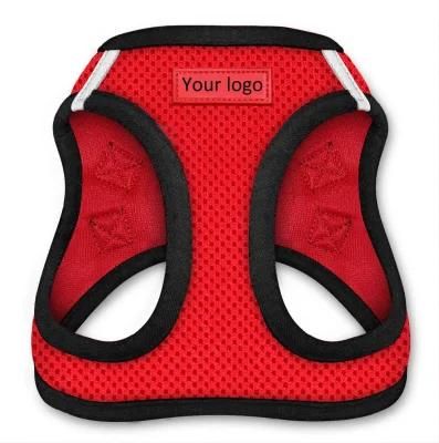 No-Pull Padded Vest Mesh Dog Harness for Outdoor Walking, Hiking