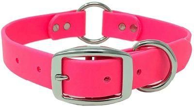 Odor Resistant Waterproof Dog Collar with Heavy Duty Center Ring