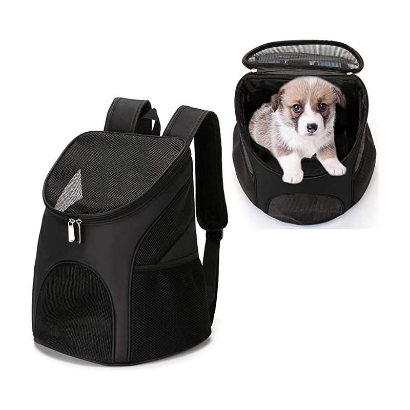 Travel Breathable Ventilated Cat Dog Carrier Backpack for Hiking Walking