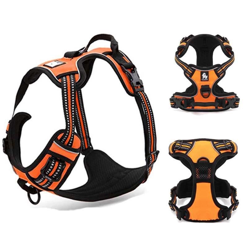 Pet Dog Harness All Weather Padded Adjustable Safety Vehicular Leads for Dogs Pet