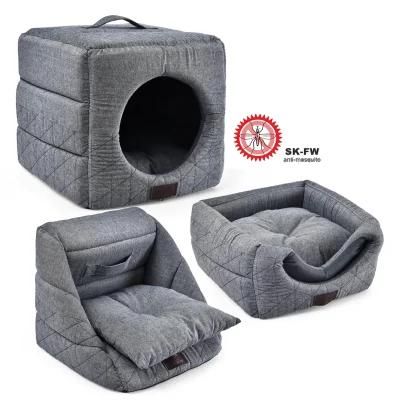 Anti-Mosqutito Mosquito Repellent Cat Cave Dog Pet Sofa Bed House