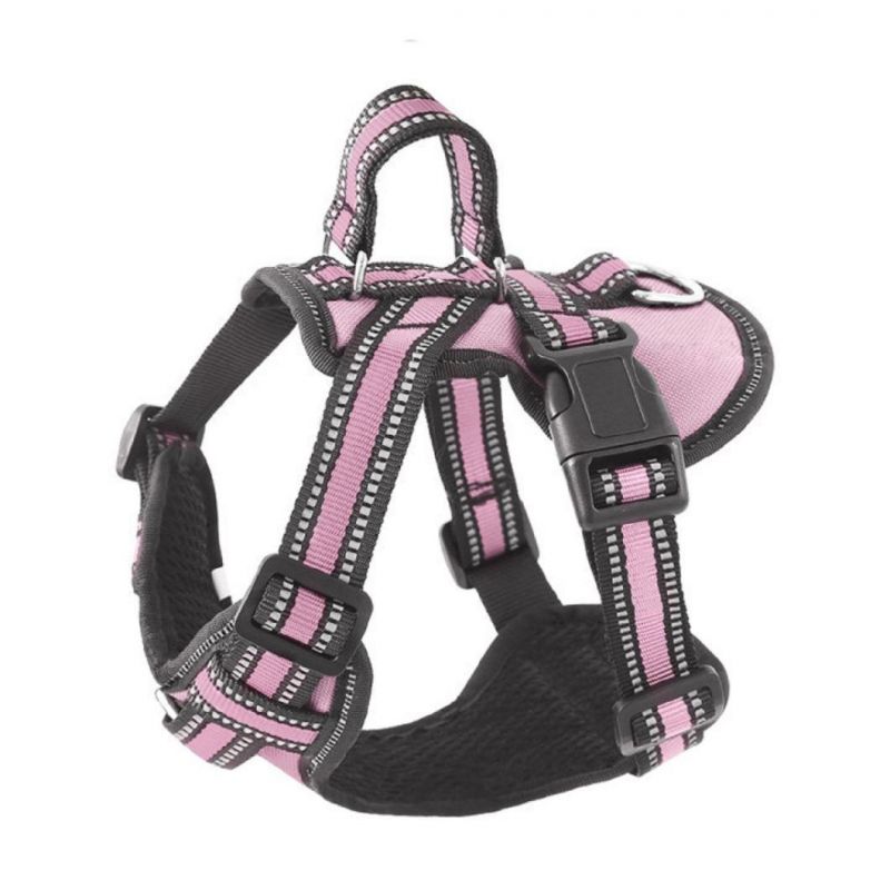 Personalized Dog Harness Reflective Breathable Adjustable Pet Harness