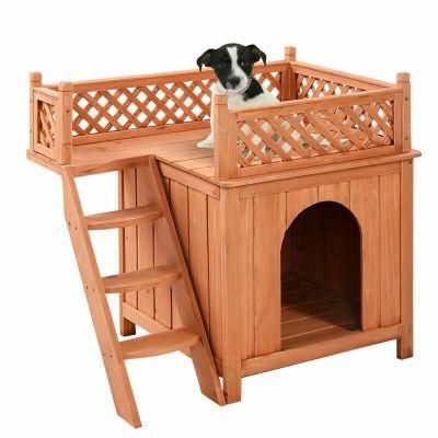 Manufacturer Personalized Custom China Outdoor Wooden House Hutch for Dog