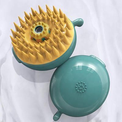 Hot Selling Pet Cleaning Supplies Dog Shampoo Brush Massage Brushes Shampoo Dispensing Grooming Brush