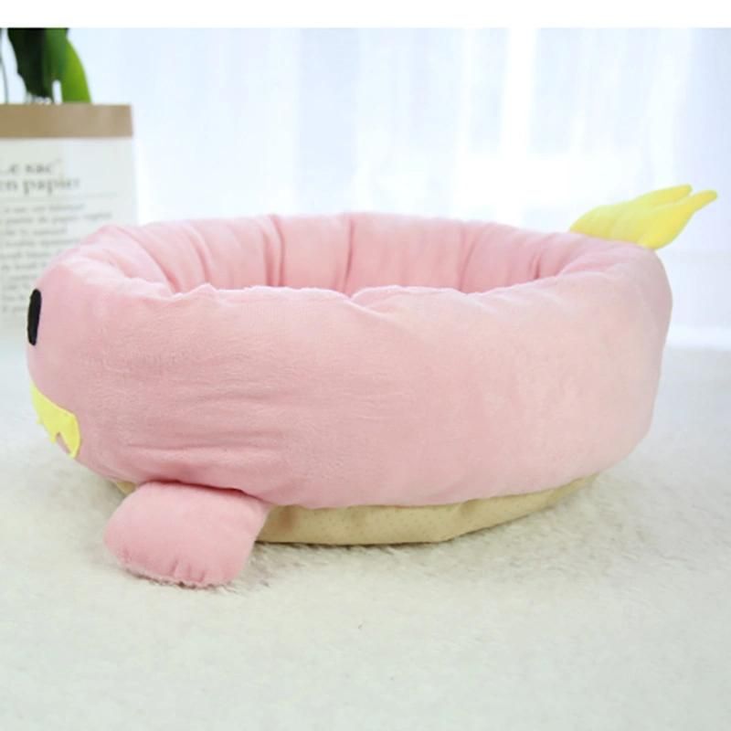 Crown Cute Design Best Quality Soft Cat Nest Kitten Mat Warm Comfortable Dog Sofa Cotton Pets Accessories Dog Bed Luxury