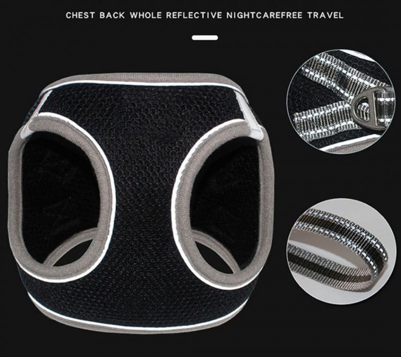 Soft Padded Breathable Dog Harness for Small Medium Dog Cat