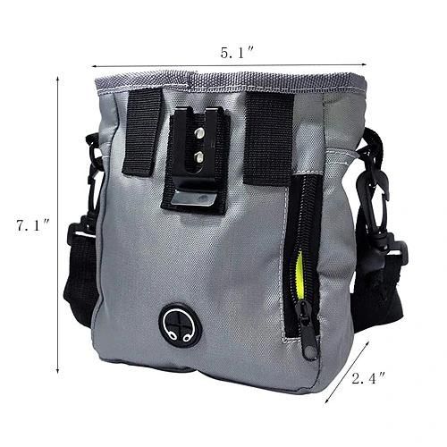 Dog Training Treat Bag with Poo Bag Holder Waterproof Dog Food Storage Bag Training Pouch Bag