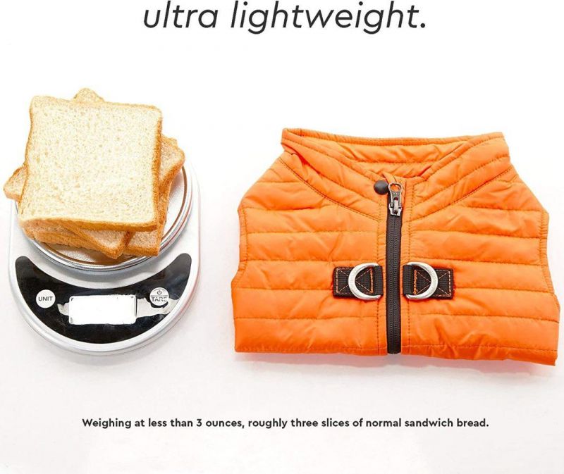 Windbreaker Lightweight Dog Puffer Jacket