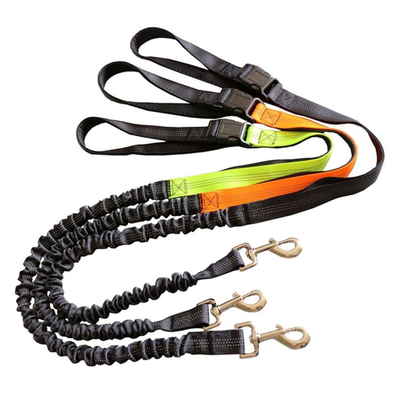 Waist Dog Leash with Storage Bag for Running Walking Pet Leash