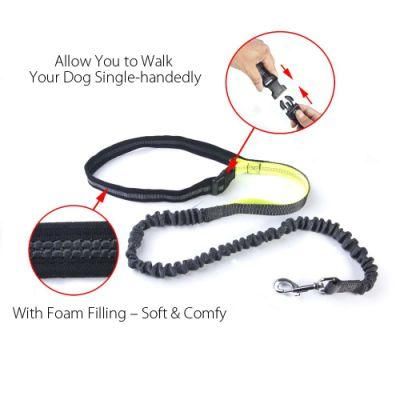 Hands-Free Dog Leash for Running, Walking, Biking - Includes Waist Belt and 10 FT. Leash
