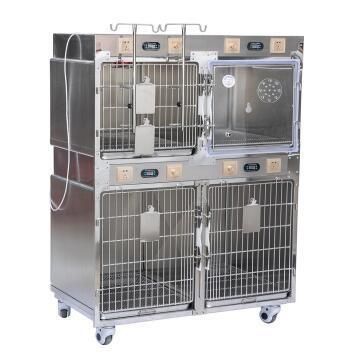 Veterinary Medical Pet Clinic Equipment 304 Stainless Steel Infrared Therapy Cage for Hospital
