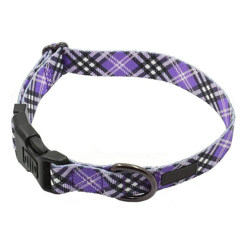 2019 Fashion Design Plain Pattern Heat Transfer Dog Collar