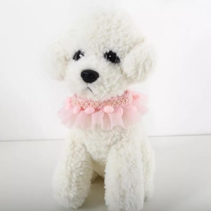 Sweet Princess Lace Bib Dog Cat Necklace Collar Decoration Adjustable Pet Accessories