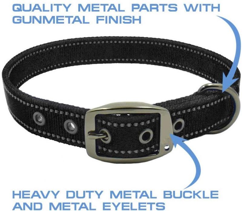 Heavy Duty Nylon Collar Reflective Dog Bark Collar