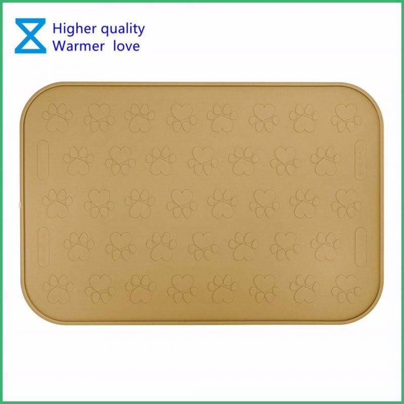 China Factory Providing High Quality Silicone Pet Feeding Mats for Dog Cats