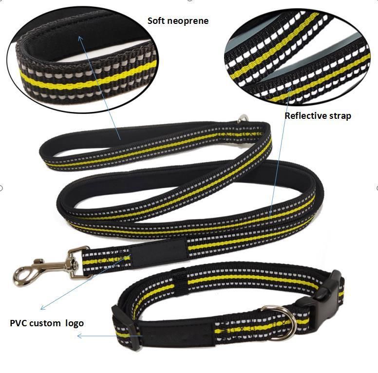 High Quality Customized Reflective Pet Collar and Leashes