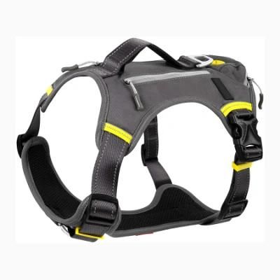 ODM New Breathable No Pull Dog Harness, Multifunctional Adjustable Reflective Travel Pet Harness