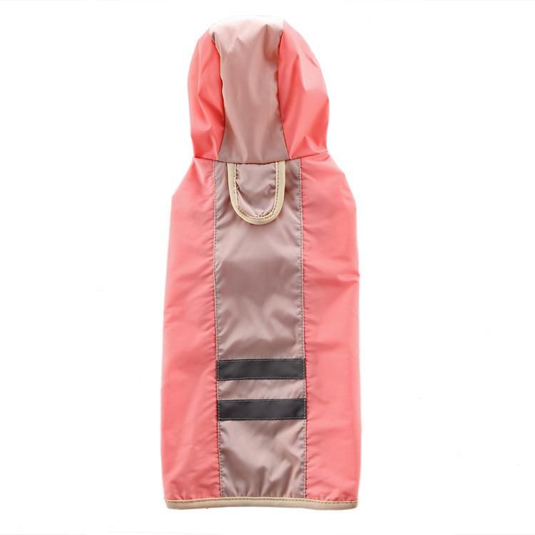 Manufactured Classic Puppy Pet Raincoat for All Seasons PU Pet Raincoat Waterproof Clothes Pet Dog Rain Coat