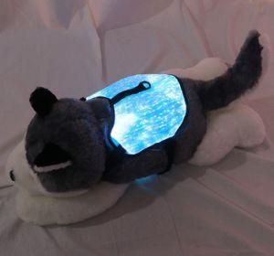 Luminous Fiber Optic Pet Clothes LED Pet Clothes Anti-Lost Luminous Vest OEM Welcome