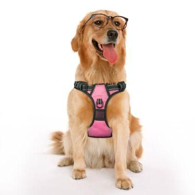 No Choke Front Lead Dog Reflective Harness with 3m Reflective