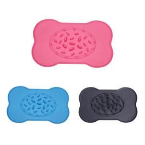 Manufacturer Wholesale Silicone Dog Licki Mat for Pet Lick Pad Slow Feeder