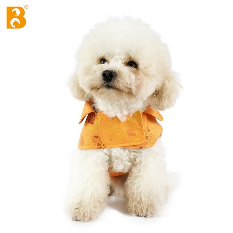 2022 Bright Printed Fabric Reflective Waterproof Dog Jacket