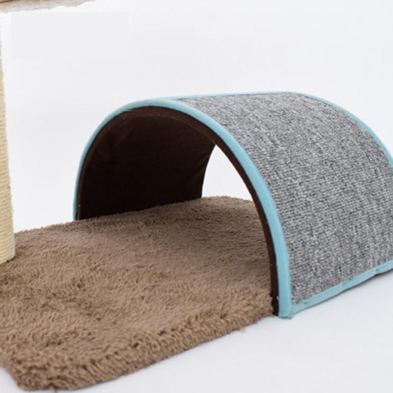 Domestic Delivery Cat Toy Scratching Wood Climbing Tree Cat Jumping Toy with Ladder Climbing Frame Cat Furniture Scratching Post